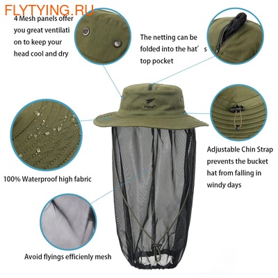 8Fans 70630   Fishing Hat with Mesh (,  3)