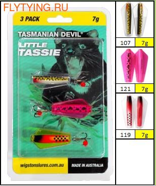 Wigstons Lures 23016   Tasmanian Devil Set #3 (,  1)