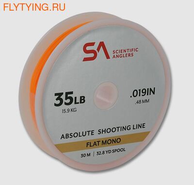 SCIENTIFIC ANGLERS 10737   Absolute Shooting Line Flat Mono (,  2)